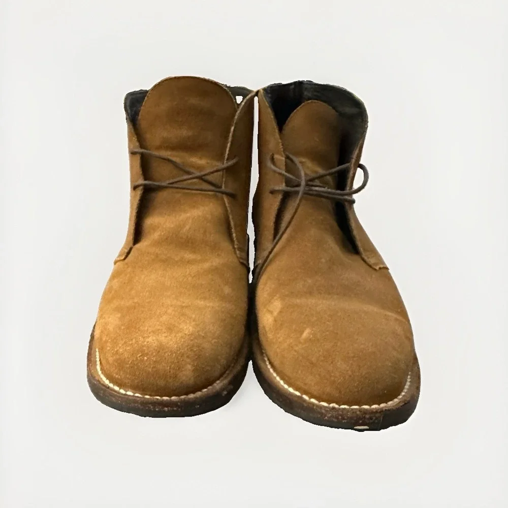 Thursday Boot Company Scout Brown Suede Chukka Mens Size 10 Handmade Ankle Boots